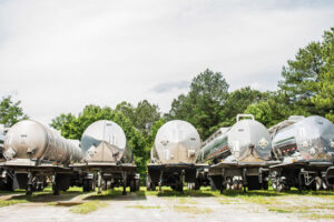 Tank Trucks at E & C Chemicals